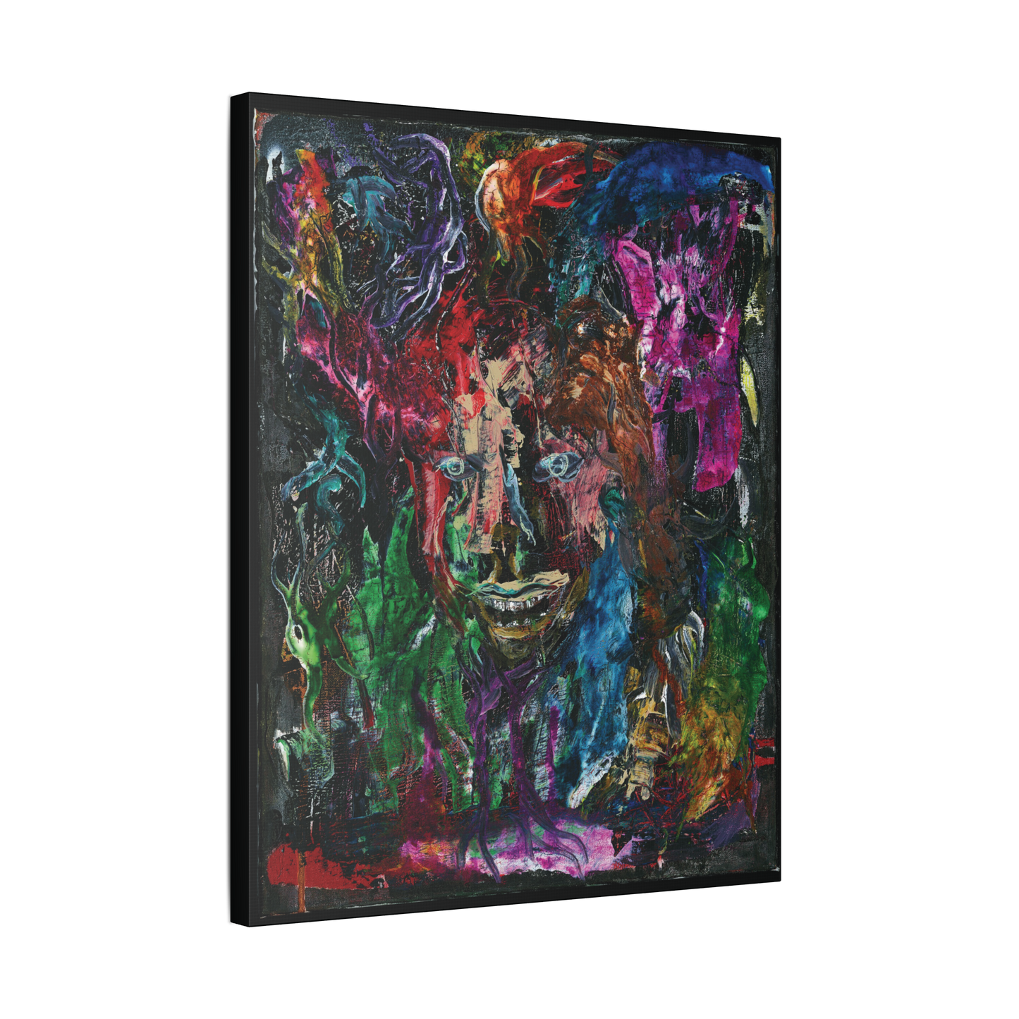 Lands of Delight canvas print displaying the Lands of Delight album artwork by Alon Mor.