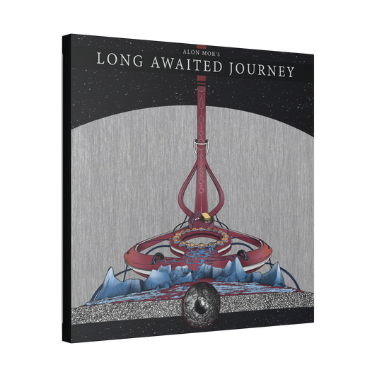 Long Awaited Journey canvas print displaying the Long Awaited Journey album artwork by Alon Mor.